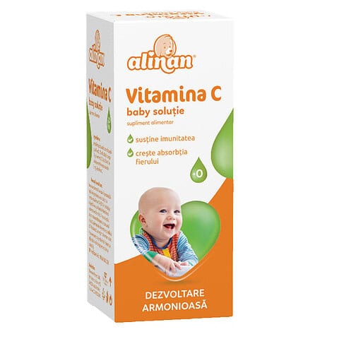 Alinan Vitamina C pentru copii solutie 20 ml