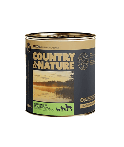 COUNTRY&NATURE Hrana umeda fara cereale pentru caini