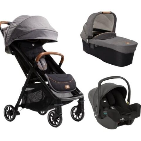 Carucior ultracompact 3 in 1 Joie Parcel Carbon / i-Snug Shale