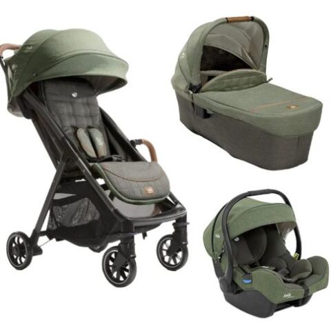 Carucior ultracompact 3 in 1 Joie Parcel Pine / i-Gemm Pine