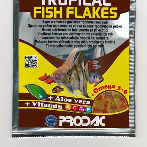 Hrana pentru pesti Prodac Tropical Fish Flakes 12 g