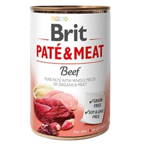 Hrana umeda pentru caini Brit Pate & Meat Vita 6 x 400 g