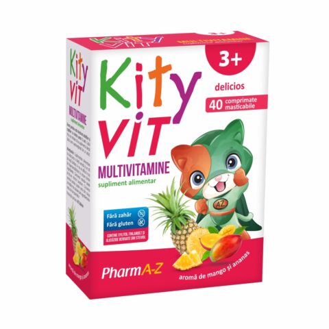 Kityvit Multivitamine cu aroma mango si ananas
