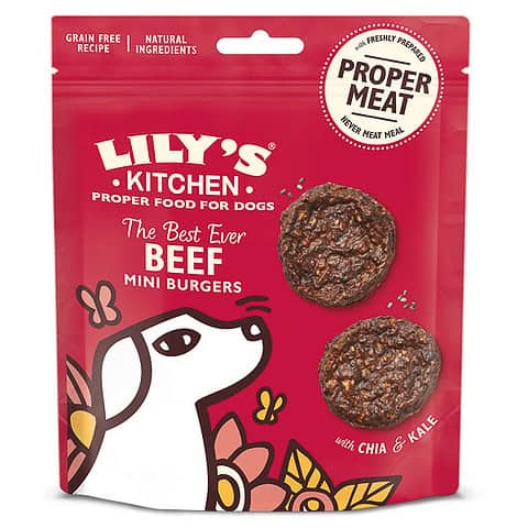 Lily's Kitchen the Best Ever Beef Mini Burgers Dog Treats