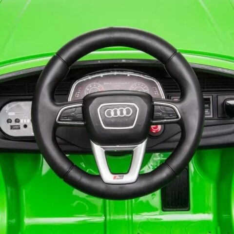 Masinuta electrica cu roti din cauciuc Audi RS Q8 Green