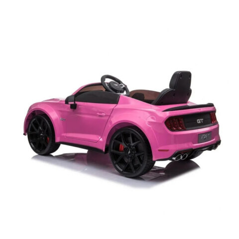 Masinuta electrica cu telecomanda pentru copii Ford Mustang roz 8289