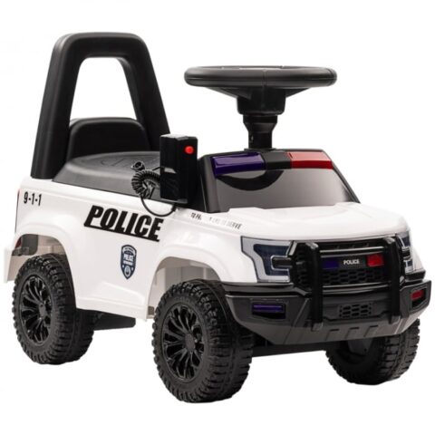 Masinuta electrica de politie Kinderauto Police 30W 6V cu megafon si music player