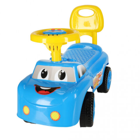 Masinuta fara pedale muzicala Blue Baby Car 1