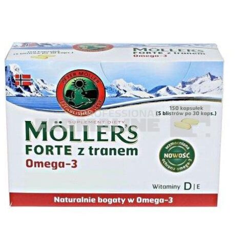 Moller's Forte cu Omega 3 150 capsule