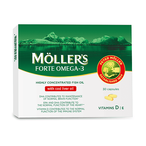 Moller's Forte with cod liver oil Omega-3