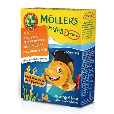 Moller's Omega-3 aroma portocala