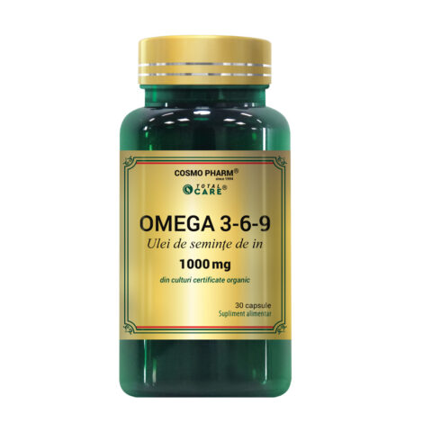 Omega 3-6-9 Ulei seminte de In 1000mg