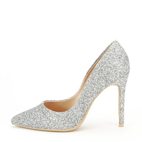 Pantofi eleganti argintii BDG7625 01