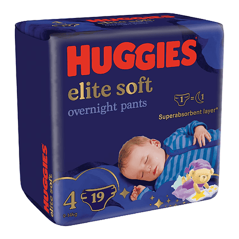 Scutece chilotel de noapte Elite Soft Pants Overnight Nr.4