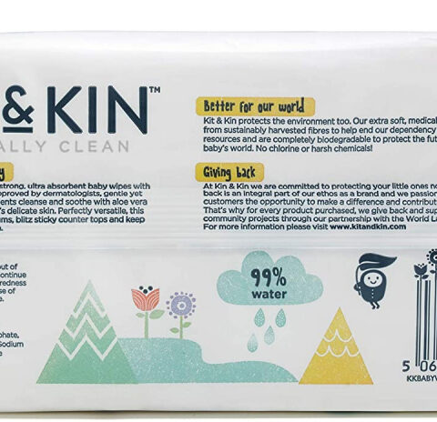 Servetele umede biodegradabile KitKin