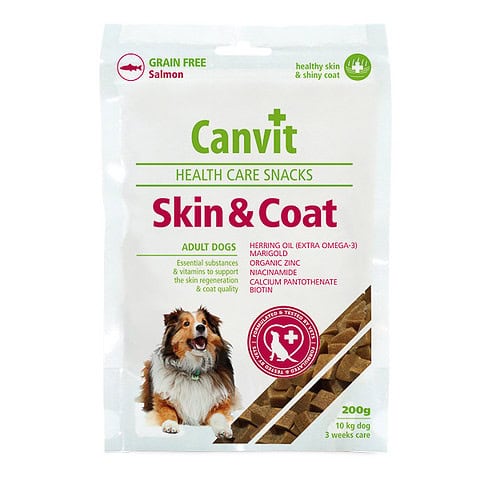 Snack pentru câini Canvit Skin & Coat