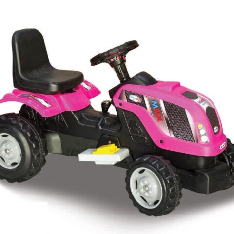 Tractor electric cu remorca Micromax MMX Pink