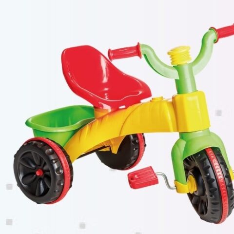 Tricicleta cu pedale Super Enduro multicolor