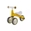 Tricicleta fara pedale copii din plastic rezistent 1-2 ani Girafa - Galben