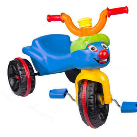 Tricicleta pentru copii Funny Orange cu claxon si pedale