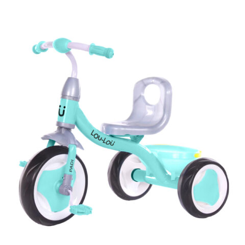 Tricicleta pentru copii KikkaBoo cu cosulet depozitare Paddi Mint