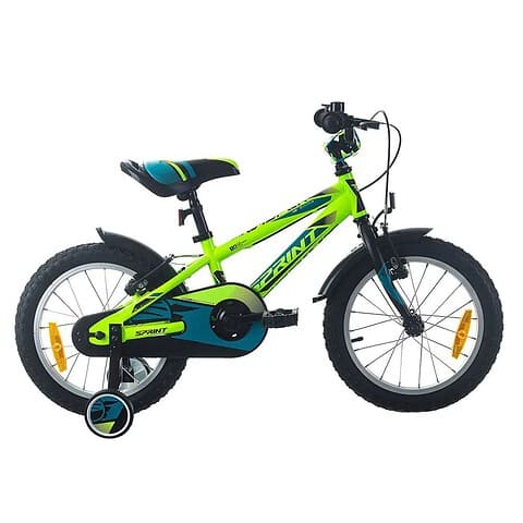 Bicicleta pentru baieti Max Bike Sprint Casper 16 inch Verde Neon