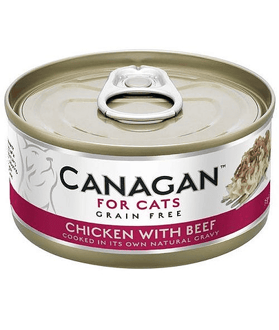 CANAGAN Cat pui si vita 75 g hrana umeda pentru pisici