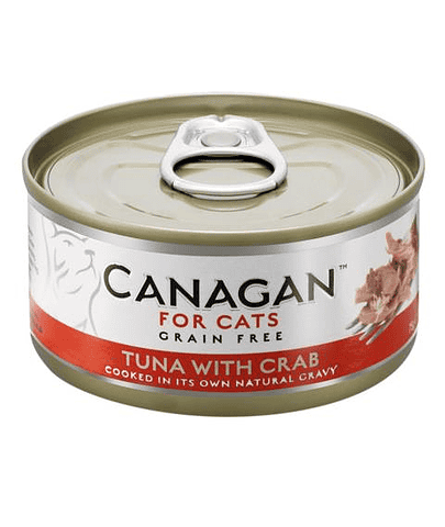 CANAGAN Cat ton si crab 75 g hrana pentru pisica