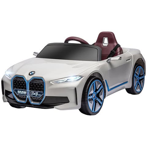 HOMCOM Masinuta Electrica pentru Copii BMW i4 cu Licenta de 12V cu Telecomanda