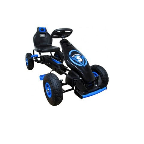 Kart cu pedale R-Sport Gokart cu roti gonflabile G8 albastru