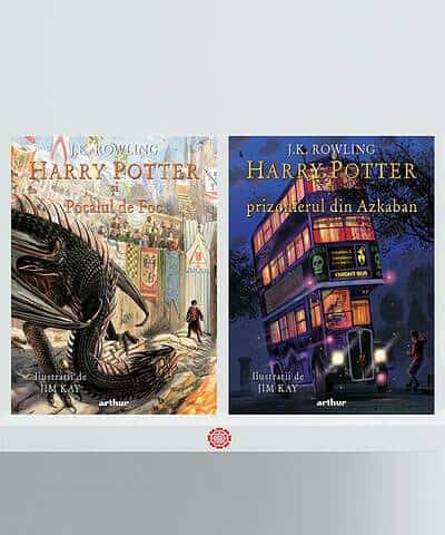 Pachet Harry Potter | Ediție ilustrată (Incomplet) | Autor: J.K. Rowling