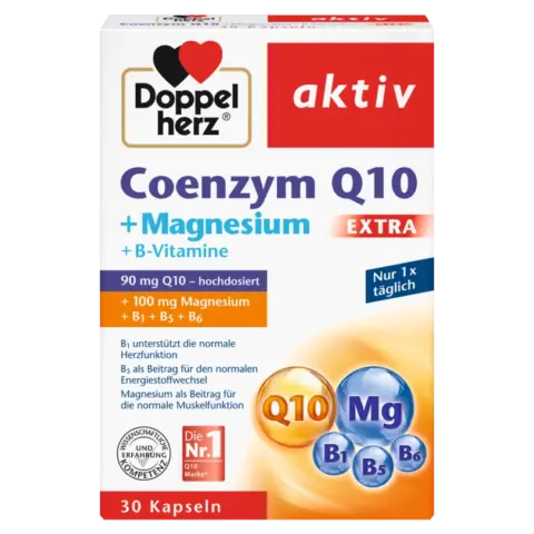 Doppelherz Aktiv Coenzima Q10 Extra 90 mg + Magneziu