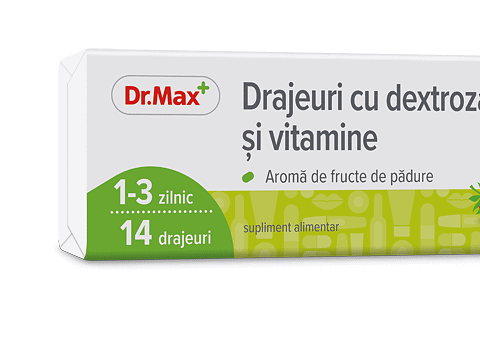 Dr. Max Drajeuri cu dextroza si vitamine