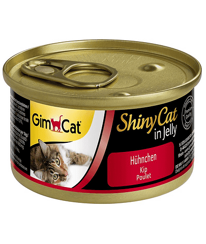 GIMCAT Shiny Cat Chicken in Jelly 70 g Hrana umeda cu pui in aspic