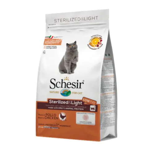 Hrana uscata pentru pisici Schesir Sterilised 400g