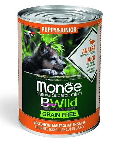MONGE BWild GrainFree Puppy hrană umedă pentru cățeluși